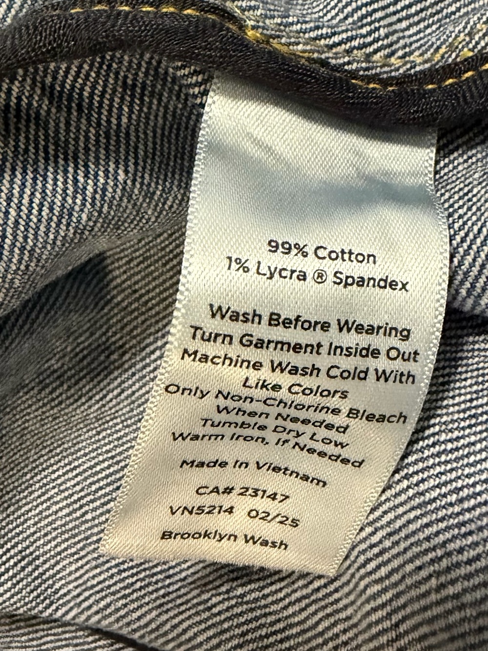 Talbots Classic Blue Denim Jacket with Patch Pockets - Picture 7 of 7